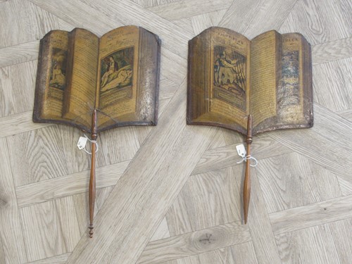 Lot 271 - A pair of early 19th century papier mache hand...