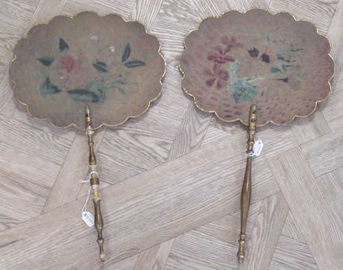 Lot 273 - A near pair of mid 19th century hand held...