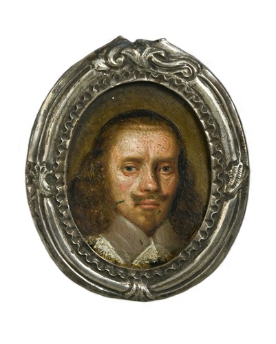 Lot 132 - Circle of Gonzales Coques (Flemish, 1614-1684)