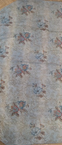 Lot 285 - A Victorian silk taffeta shawl with hand sewn...