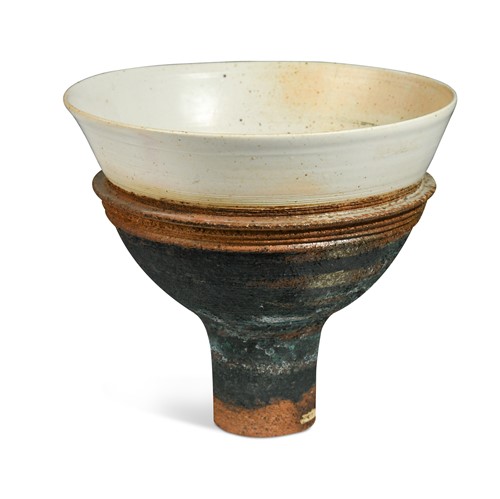 Lot 168 - Robin Welch (1936-2019), a stoneware footed bowl