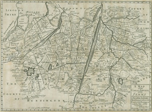 Lot 71 - Fens, three Fenland Maps.
