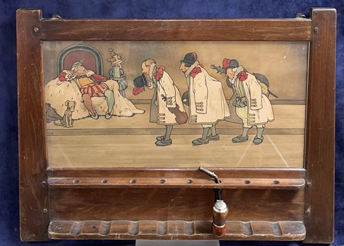 Lot 26 - An Arts and Crafts pipe rack, circa 1900