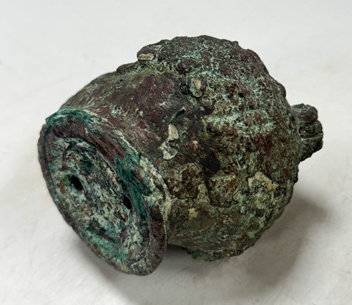 Lot 560 - A Roman bronze lamp, probably circa 100 AD