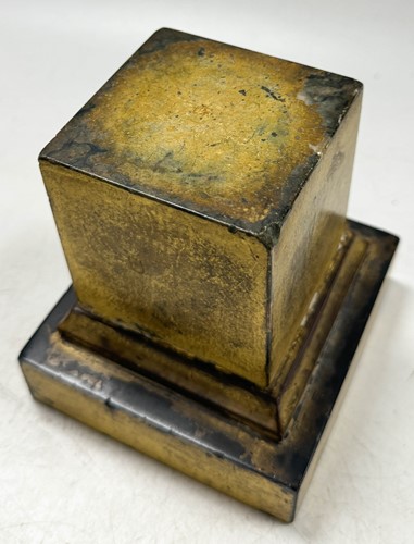 Lot 560 - A Roman bronze lamp, probably circa 100 AD