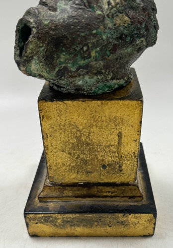 Lot 560 - A Roman bronze lamp, probably circa 100 AD