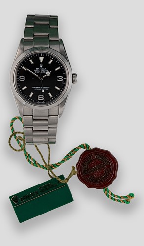 Lot 220 - Rolex - A steel 'Oyster Perpetual Explorer 36' wristwatch