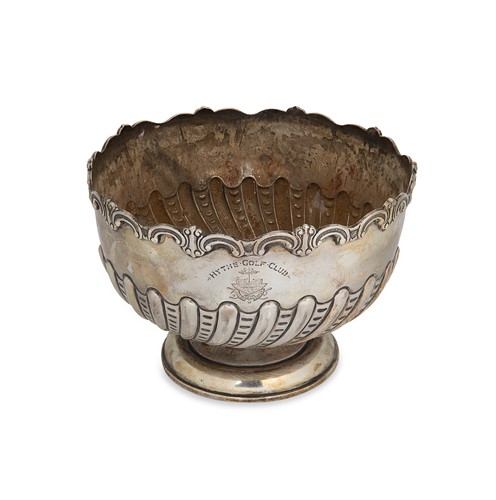 Lot 321 - An Edward VII silver rose bowl