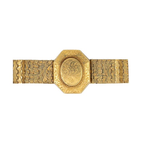 Lot 92 - A Victorian memorial bracelet