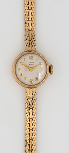 Lot 217 - Tudor by Rolex - A 9ct gold 'Royal' wristwatch