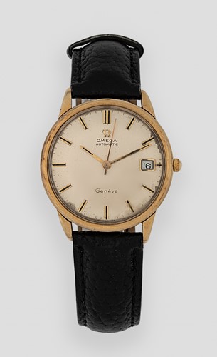Lot 213 - Omega - A 9ct gold wristwatch