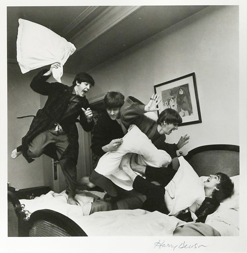 Lot 29 - Harry James Benson CBE (1929-), The Beatles, Pillow Fight