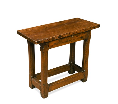 Lot 260 - An oak joint stool, 18th century
