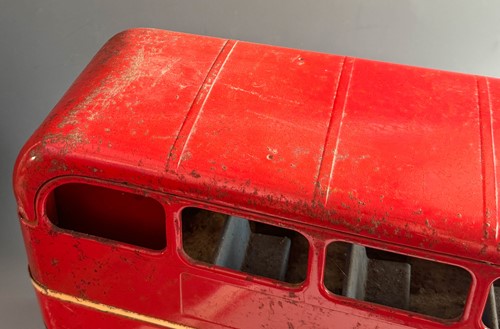 Lot 585 - A Tri-ang tinplate London Routemaster bus, mid 20th century