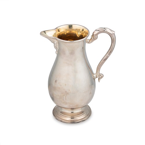 Lot 360 - Dublin - A late 20th century silver water jug