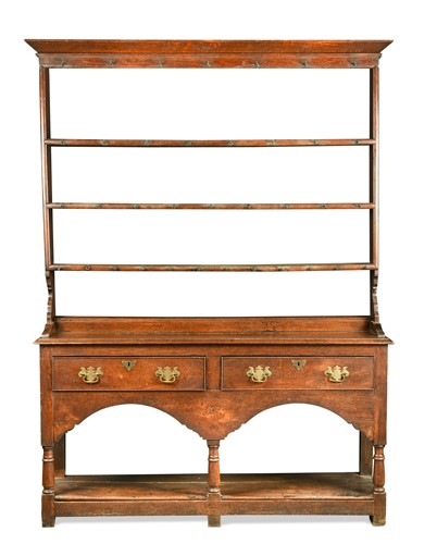 Lot 262 - An oak dresser, 18th century