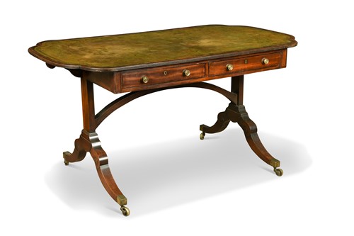 Lot 378 - A Regency mahogany library table