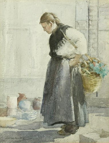 Lot 110 - William Lee-Hankey RWS RI ROI RE NS (British, 1869-1952)
