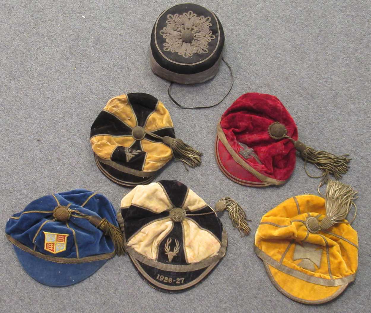 Lot 20 - A collection of five early 20th century silk...