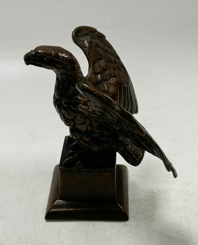 Lot 514 - A Grand Tour bronze model of Napoleon, 19th century