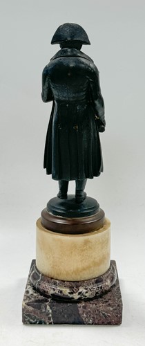 Lot 514 - A Grand Tour bronze model of Napoleon, 19th century