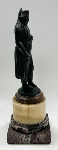 Lot 514 - A Grand Tour bronze model of Napoleon, 19th century