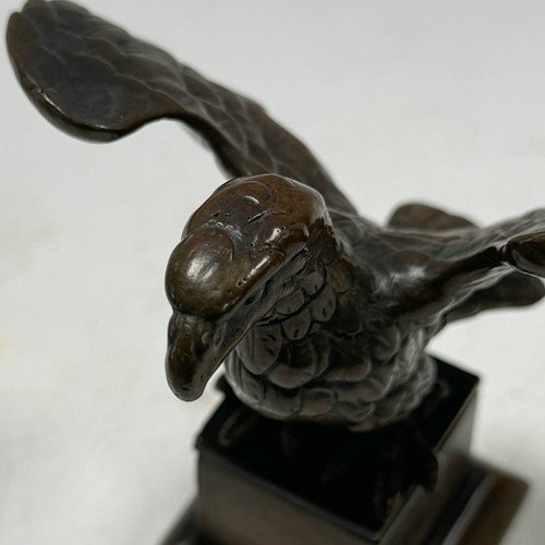 Lot 514 - A Grand Tour bronze model of Napoleon, 19th century
