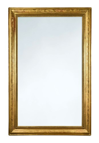 Lot 343 - A Victorian giltwood rectangular wall mirror