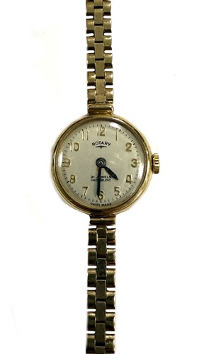 Lot 116 - Rotary - A 9ct gold wristwatch