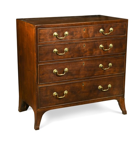 Lot 365 - A George IV mahogany chest of drawers