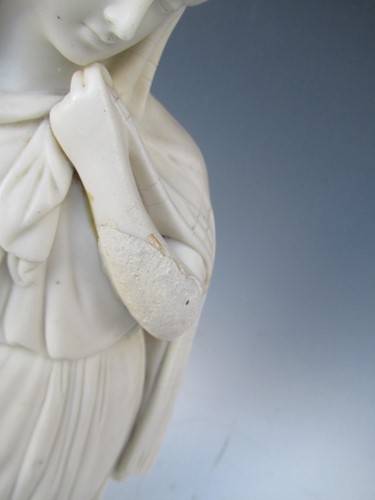 Lot 1 - 19th century Parian commemorative jug moulded...