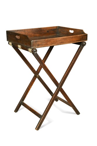 Lot 398 - A George III mahogany butler's tray