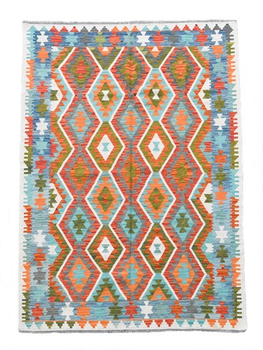 Lot 335 - An Anatolian style flatweave kilim rug, modern