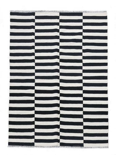 Lot 474 - A Bauhaus style flatweave kilim rug, modern