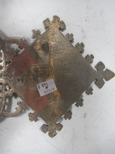 Lot 12 - Matched pair of Ethiopian Orthodox blessing...