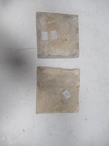 Lot 8 - Pair 18th century delft tiles in manganese...