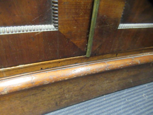 Lot 513 - A mahogany breakfront library bookcase, early 19th century