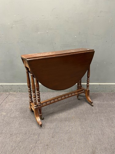 Lot 334 - A late Victorian mahogany sutherland table,...