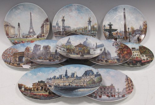 Lot 66 - A series of twelve Limoges collectors...