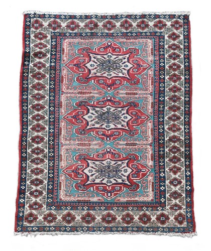 Lot 375 - A Caucasian rug, probably Shirvan/Seychur, circa 1940