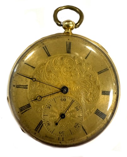 Lot 111 - Brandt, Genève - An open faced key wind pocket watch