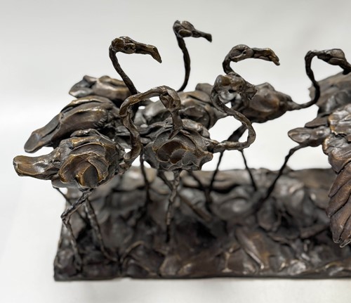 Lot 103 - Mark Coreth (1958-), Flamingos