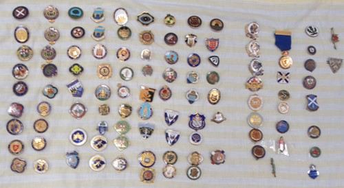 Lot 239 - Badge collection of approximately 103...