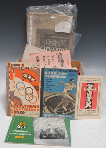 Lot 191 - Olympic ephemera, relating to various 20th...