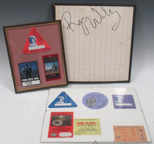 Lot 280 - Pink Floyd album cover with unverified...
