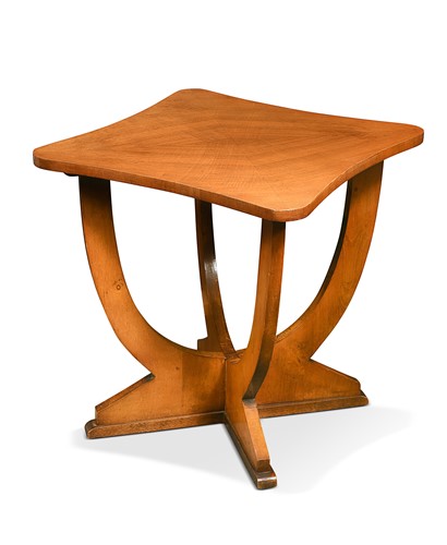 Lot 503 - An Art Deco period walnut occasional table