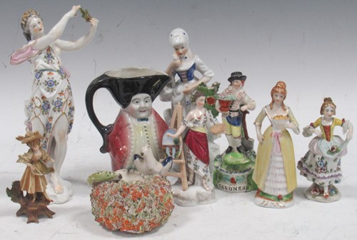 Lot 87 - Collection of mainly continental porcelain...