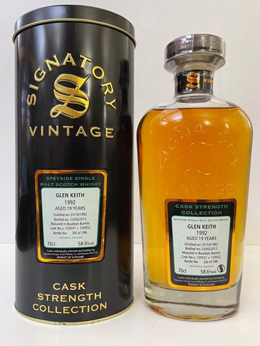 Lot 130 - Glen Keith 1992 Speyside Single Malt Scotch Whisky