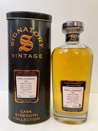 Lot 132 - Royal Lochnagar 1991 Highland Single Malt Scotch Whisky, Aged 20 Years