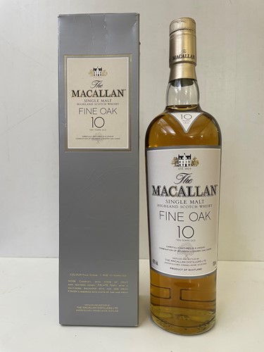 Lot 135 - The Macallan Fine Oak 10 Years Old Single Malt Scotch Whisky